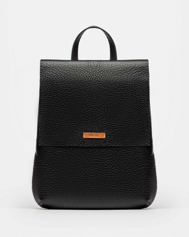 Mochila Olivia En Cuero Graneado